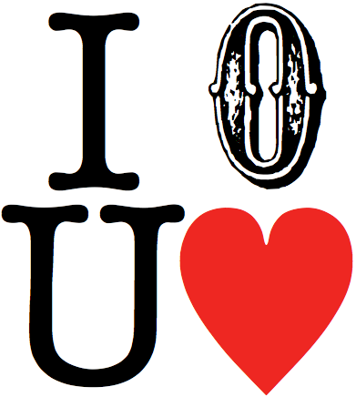 I O U Heart